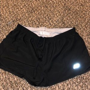 Black New Balance Running Shorts.